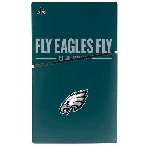 NFL Philadelphia Eagles Team Motto PS5 Slim Disk Console Skin