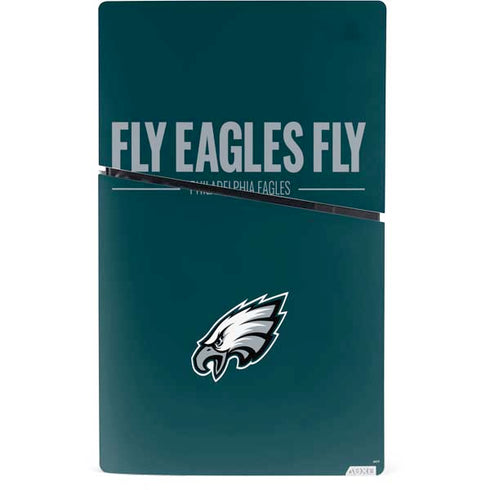 NFL Philadelphia Eagles Team Motto PS5 Slim Digital Edition Console Skin