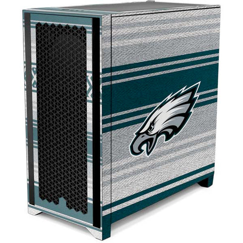 NFL Philadelphia Eagles Trailblazer Corsair 4000D Tempered Glass Mid-Tower ATX Case Skin