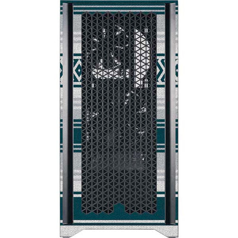 NFL Philadelphia Eagles Trailblazer Corsair 4000D Tempered Glass Mid-Tower ATX Case Skin