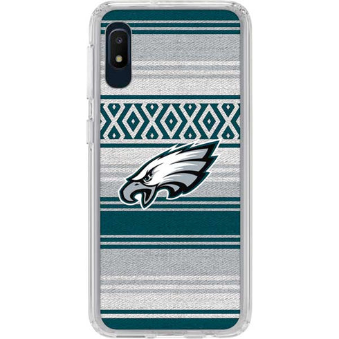 NFL Philadelphia Eagles Trailblazer Galaxy A10e Clear Case