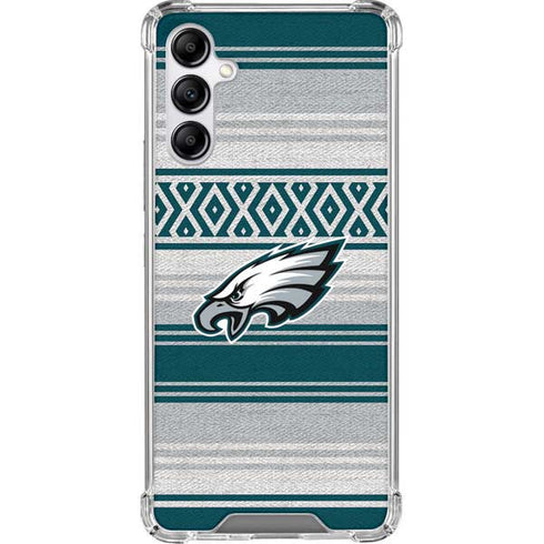 NFL Philadelphia Eagles Trailblazer Galaxy A14 5G Clear Case