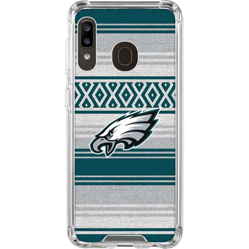 NFL Philadelphia Eagles Trailblazer Galaxy A30 Clear Case