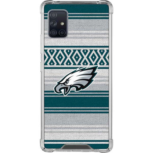 NFL Philadelphia Eagles Trailblazer Galaxy A51 5G Clear Case