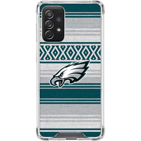 NFL Philadelphia Eagles Trailblazer Galaxy A72 5G Clear Case