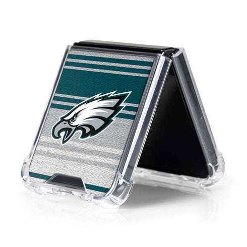 NFL Philadelphia Eagles Trailblazer Galaxy Z Flip5 5G Clear Case