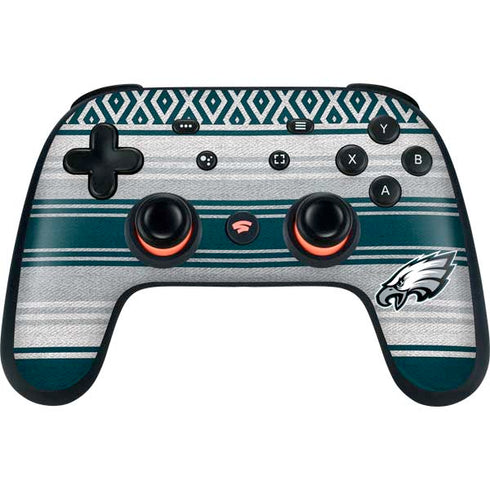 NFL Philadelphia Eagles Trailblazer Google Stadia Controller Skin