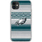 NFL Philadelphia Eagles Trailblazer iPhone 11 Clear Case