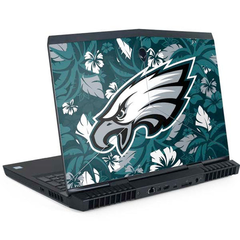 NFL Philadelphia Eagles Tropical Print Dell Alienware Skin