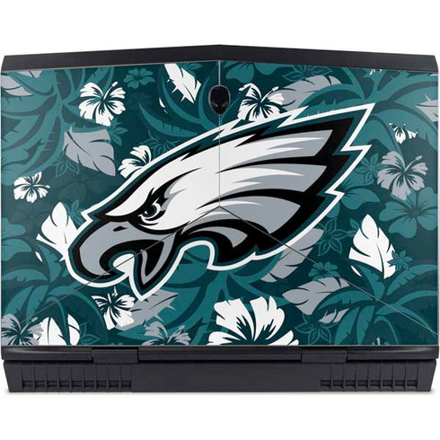 NFL Philadelphia Eagles Tropical Print Dell Alienware Skin