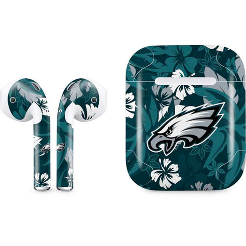 NFL Philadelphia Eagles Tropical Print Apple AirPods Skin