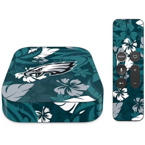 NFL Philadelphia Eagles Tropical Print Apple TV Skin