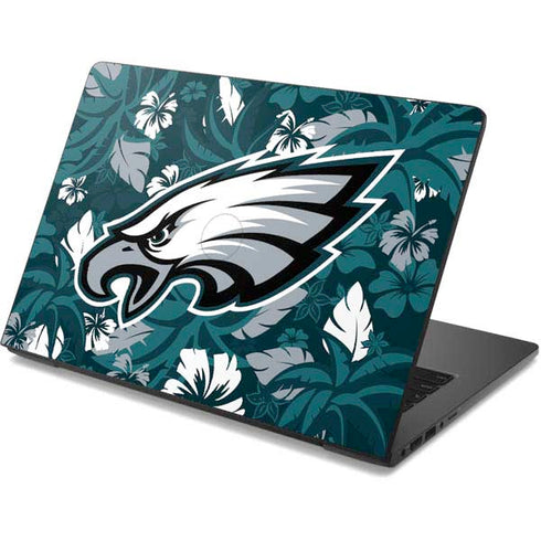 NFL Philadelphia Eagles Tropical Print Dell Chromebook Skin