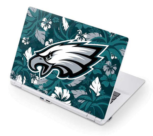 NFL Philadelphia Eagles Tropical Print Acer Chromebook Skin