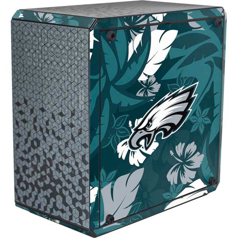 NFL Philadelphia Eagles Tropical Print Cooler Master MasterBox Q300L Mini Tower Skin