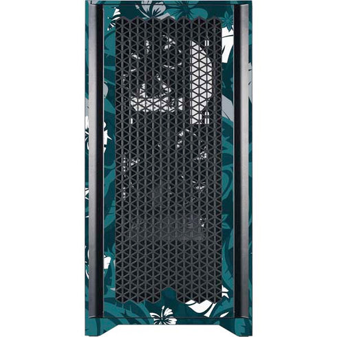 NFL Philadelphia Eagles Tropical Print Corsair 4000D Tempered Glass Mid-Tower ATX Case Skin