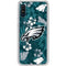 NFL Philadelphia Eagles Tropical Print Galaxy A10e Clear Case