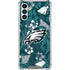 NFL Philadelphia Eagles Tropical Print Galaxy A13 5G Clear Case