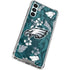 NFL Philadelphia Eagles Tropical Print Galaxy A13 5G Clear Case