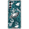 NFL Philadelphia Eagles Tropical Print Galaxy A14 5G Clear Case
