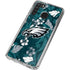 NFL Philadelphia Eagles Tropical Print Galaxy A21 Clear Case