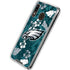 NFL Philadelphia Eagles Tropical Print Galaxy A30 Clear Case