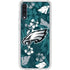 NFL Philadelphia Eagles Tropical Print Galaxy A50 Clear Case