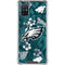 NFL Philadelphia Eagles Tropical Print Galaxy A51 5G Clear Case