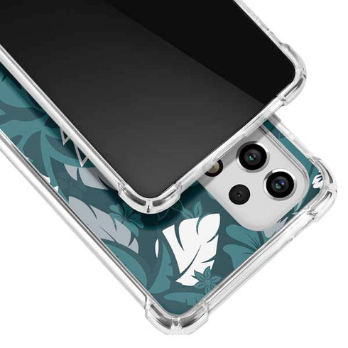 NFL Philadelphia Eagles Tropical Print Galaxy A53 5G Clear Case