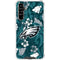 NFL Philadelphia Eagles Tropical Print Galaxy A54 5G Clear Case