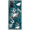 NFL Philadelphia Eagles Tropical Print Galaxy A71 5G Clear Case