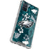 NFL Philadelphia Eagles Tropical Print Galaxy A71 5G Clear Case