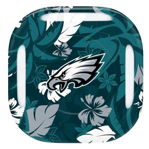 NFL Philadelphia Eagles Tropical Print Galaxy Buds Pro Skin