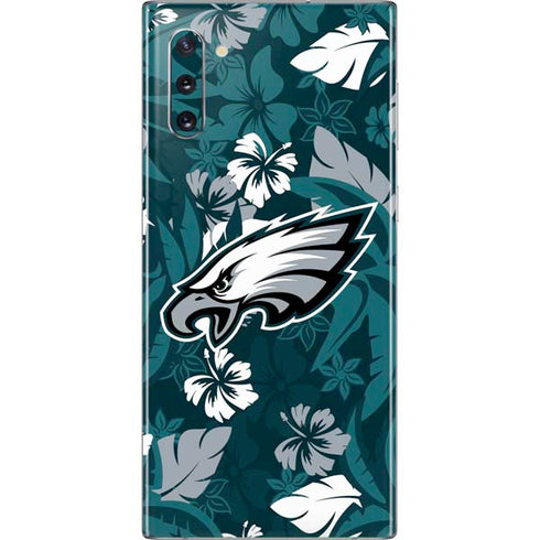 NFL Philadelphia Eagles Tropical Print Galaxy Note 10 Skin