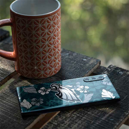 NFL Philadelphia Eagles Tropical Print Galaxy Note 10 Skin
