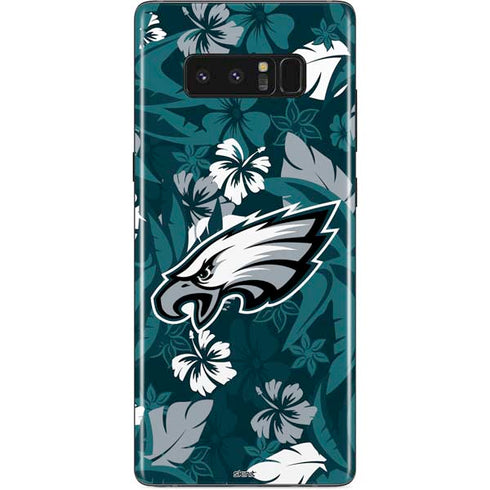 NFL Philadelphia Eagles Tropical Print Galaxy Note 8 Skin