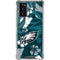 NFL Philadelphia Eagles Tropical Print Galaxy Note20 5G Clear Case