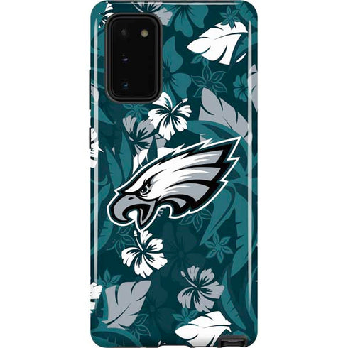 NFL Philadelphia Eagles Tropical Print Galaxy Note20 5G Pro Case