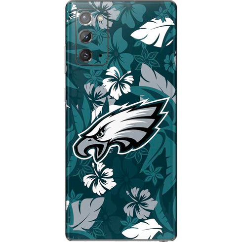 NFL Philadelphia Eagles Tropical Print Galaxy Note20 5G Skin