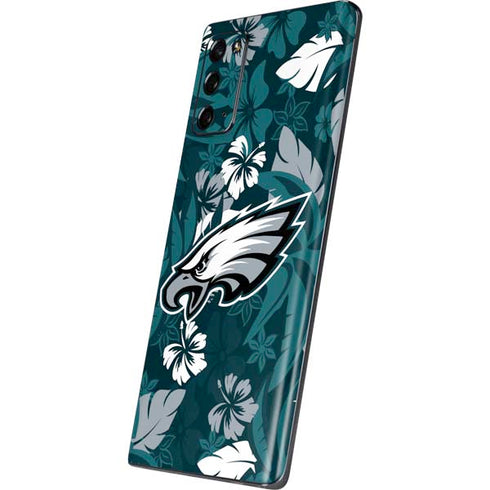 NFL Philadelphia Eagles Tropical Print Galaxy Note20 5G Skin
