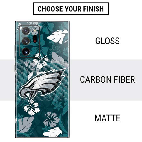 NFL Philadelphia Eagles Tropical Print Galaxy Note20 Ultra 5G Skin