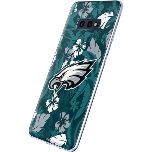 NFL Philadelphia Eagles Tropical Print Galaxy S10e Skin