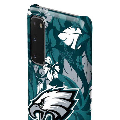 NFL Philadelphia Eagles Tropical Print Galaxy S20 Lite Case