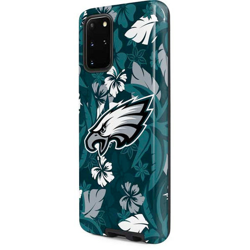 NFL Philadelphia Eagles Tropical Print Galaxy S20 Plus Pro Case