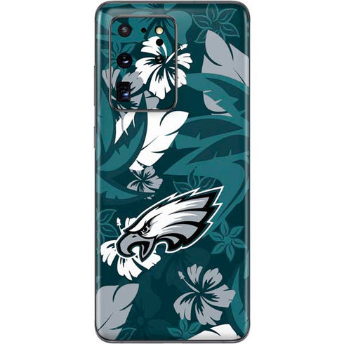 NFL Philadelphia Eagles Tropical Print Galaxy S20 Ultra 5G Skin