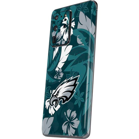 NFL Philadelphia Eagles Tropical Print Galaxy S20 Ultra 5G Skin