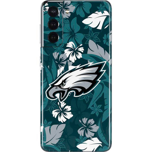 NFL Philadelphia Eagles Tropical Print Galaxy S21 5G Skin