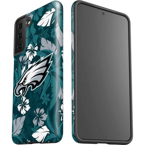 NFL Philadelphia Eagles Tropical Print Galaxy S21 FE Pro Case