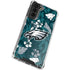 NFL Philadelphia Eagles Tropical Print Galaxy S21 Plus 5G Clear Case