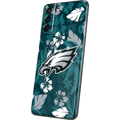NFL Philadelphia Eagles Tropical Print Galaxy S21 Plus 5G Skin
